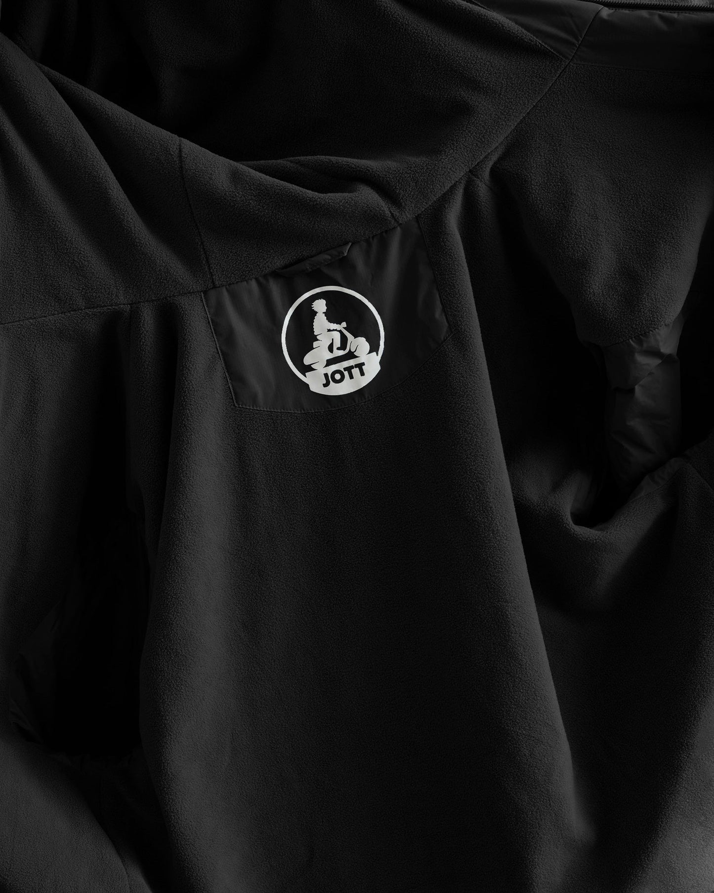 Imperméable long doublé polaire Noir Glendale Polar