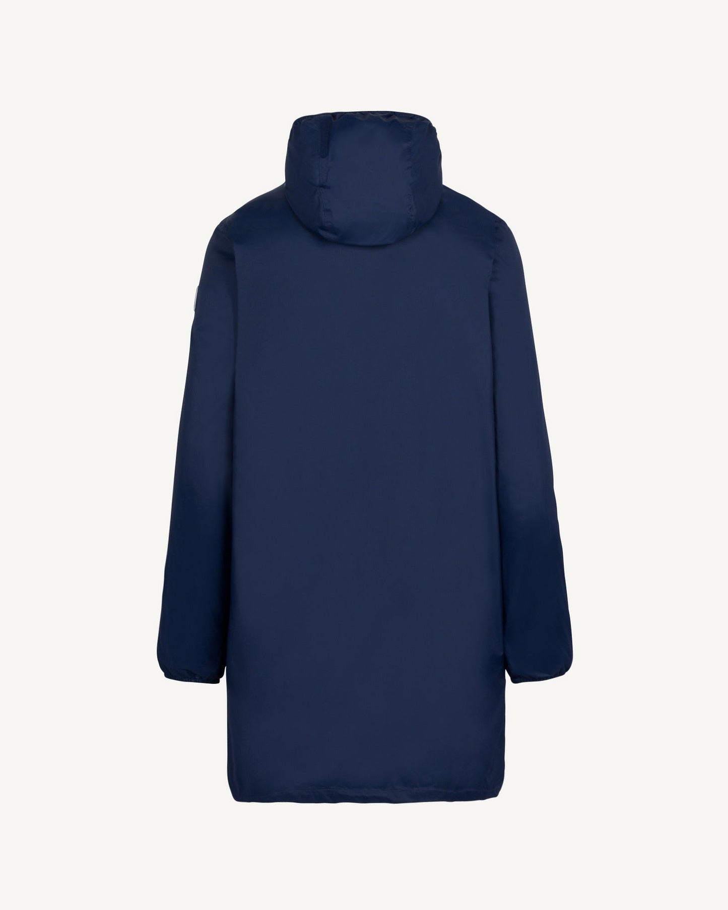 Imperméable long à capuche paquetable Marine Oban