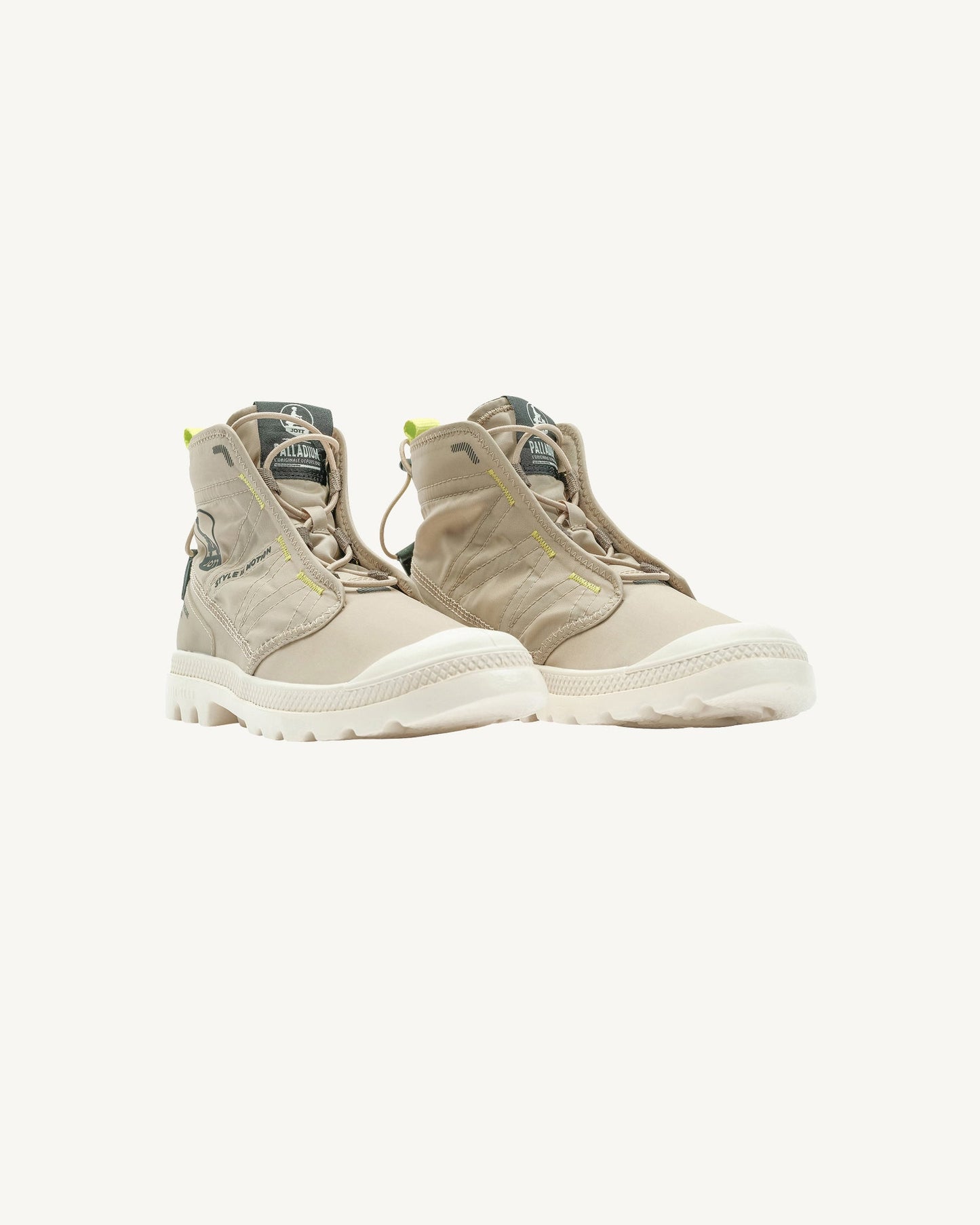 Chaussures montantes Beige Samena Travel Lite JOTT x PALLADIUM