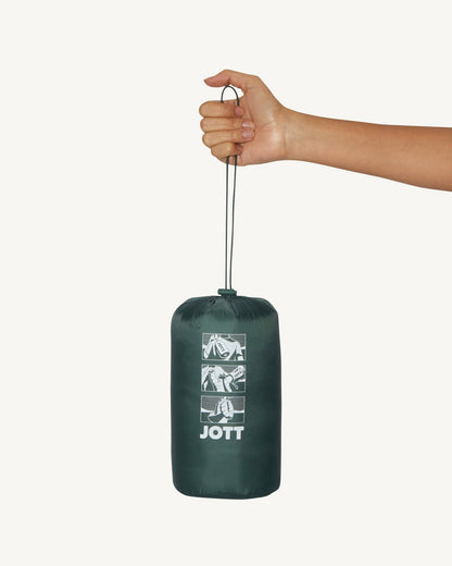 Doudoune légère à capuche Vert céladon Nico