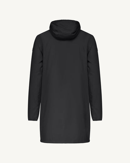 Imperméable long doublé polaire Noir Oban Polar