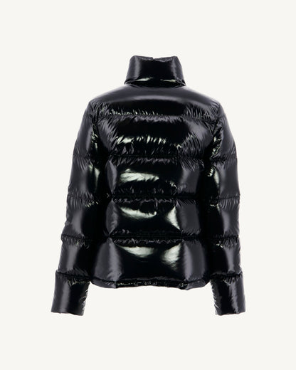 Doudoune laquée avec des cristaux Swarovski®️ Grand Froid Noir Cardiff