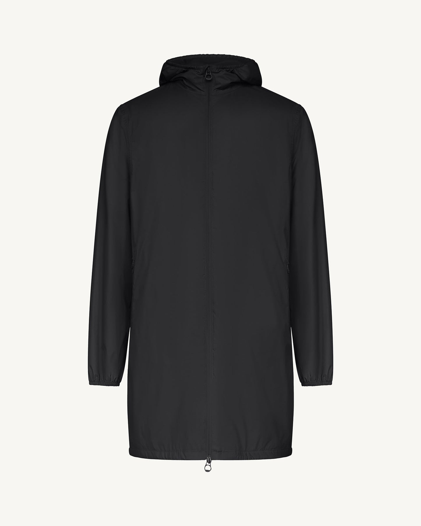 Imperméable long doublé polaire Noir Oban Polar