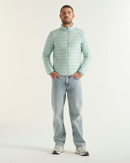Doudoune légère Menthe poivrée Mat