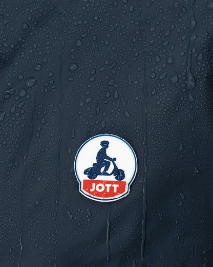 Imperméable long à capuche paquetable Marine Oban