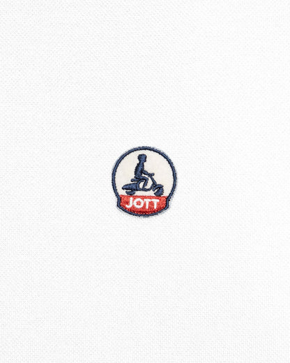 Polo en coton biologique Blanc Marbella