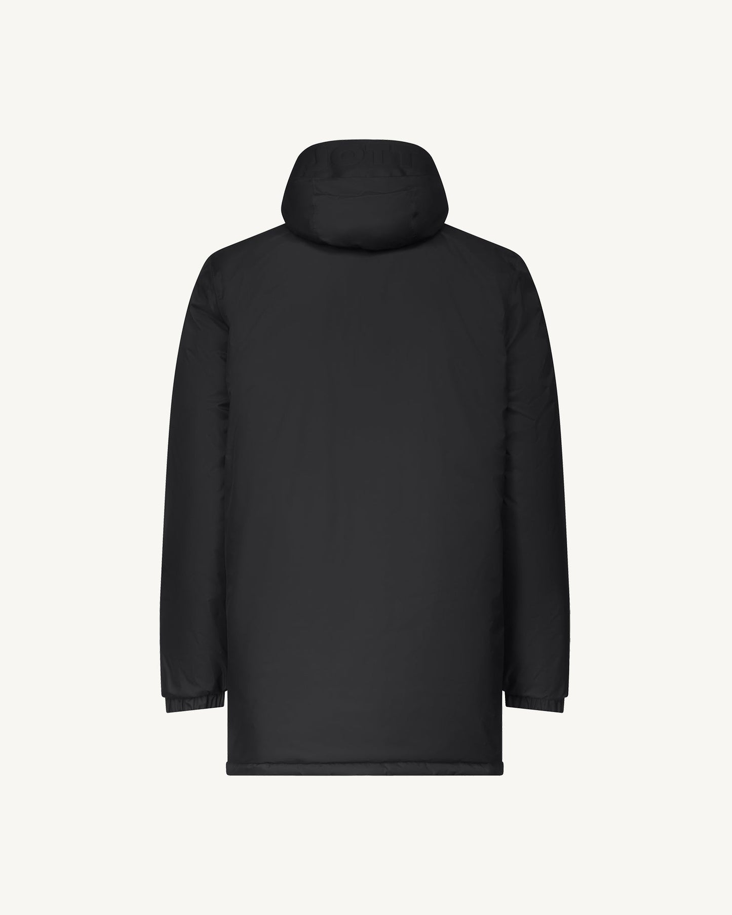 Doudoune longue réversible à capuche Noir Amsterdam 2.0