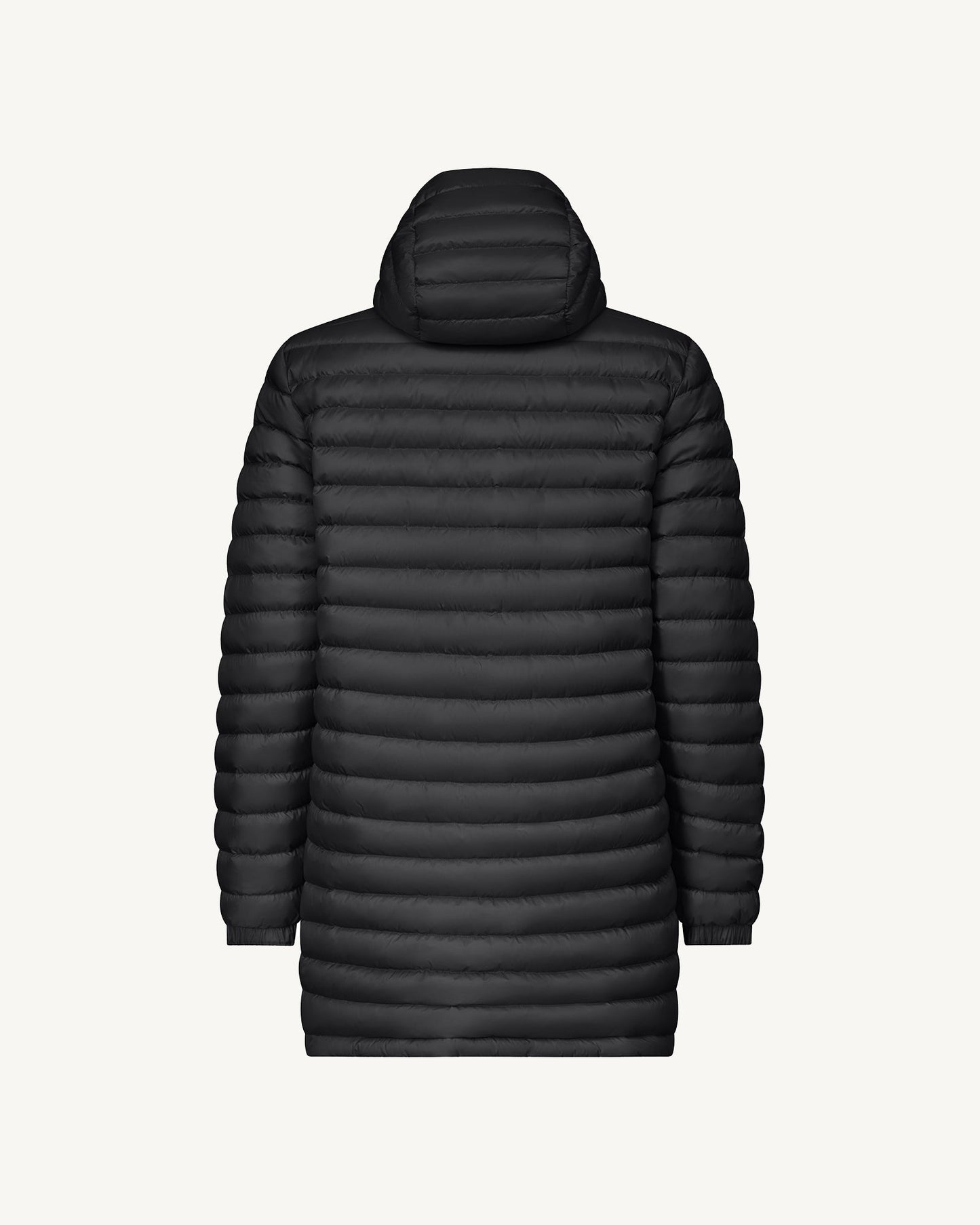 Doudoune longue réversible à capuche Noir Amsterdam 2.0